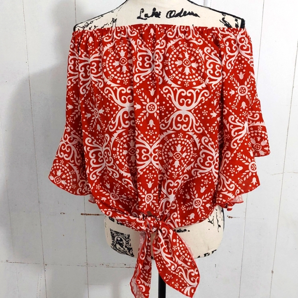 Blouse boho peasant